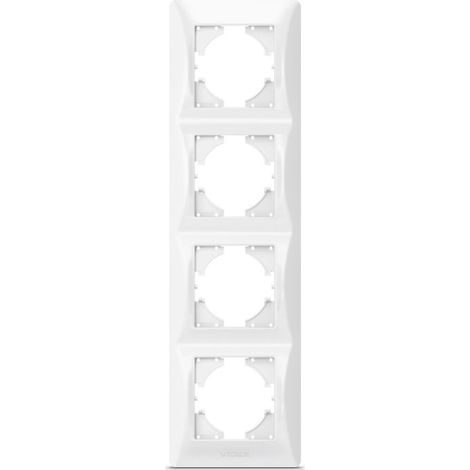 Silla de paseo Videx Binera blanca de 4 plazas con estructura vertical. (1/2)