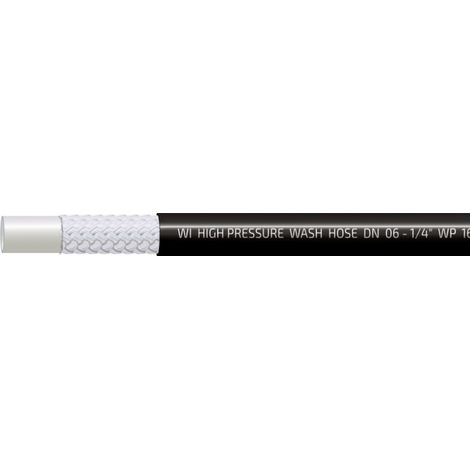 Tubo termoplastico per idropulitrice DN06 160 BAR 60° Nero (1/2)