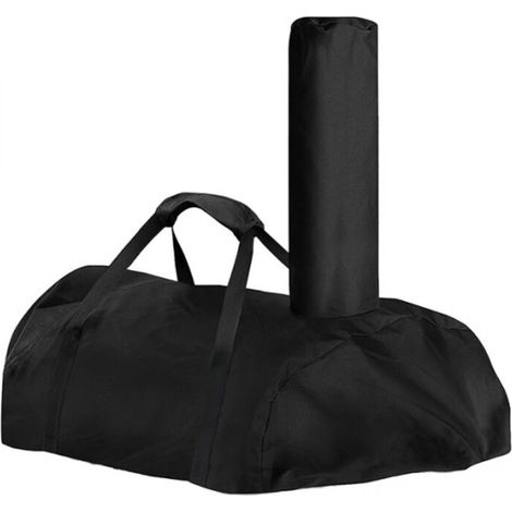Housse de four à pizza – Imperméable – Résistante aux intempéries – Tissu Oxford – Housse de four à pizza – Noir (1/3)