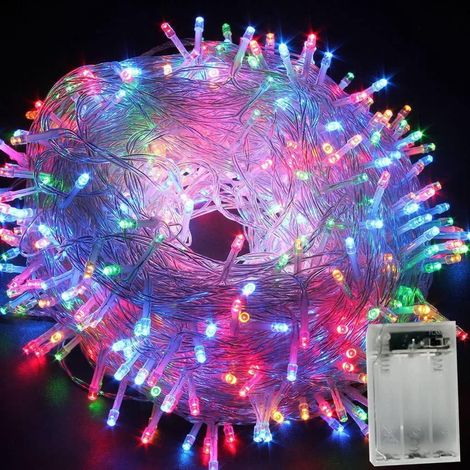 Guirlande Lumineuse - 3 M - 20 LED - Pour Arbre De Noël - Usage Intérieur Et Extérieur - Alimentation Sur Piles (1/5)