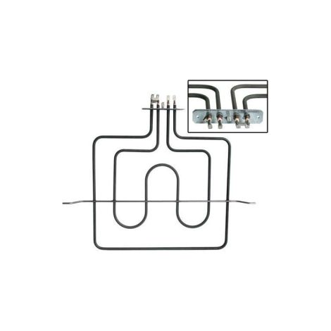 Résistance de voûte 33 x34 cm / 1200+1100w 230v pour Four BEKO 262900030 (1/2)