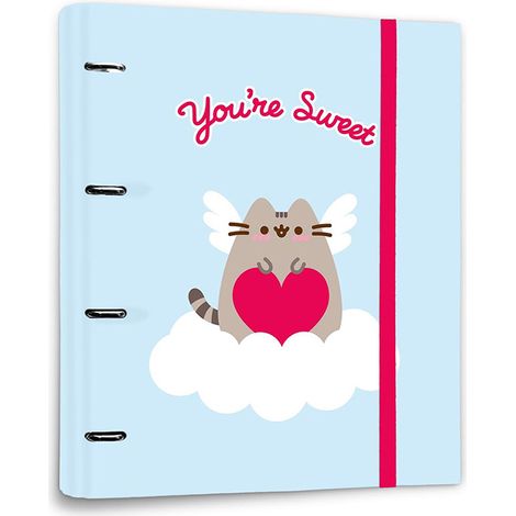 Raccoglitore Pusheen - Collezione Purrfect Love (4 anelli) (1/5)