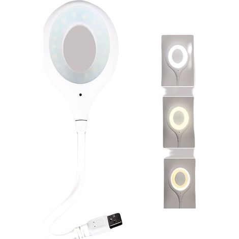 LÁMPARA DE VOZ INTELIGENTE PARA LECTURA YOUULIT LED 6W BLANCA USB
