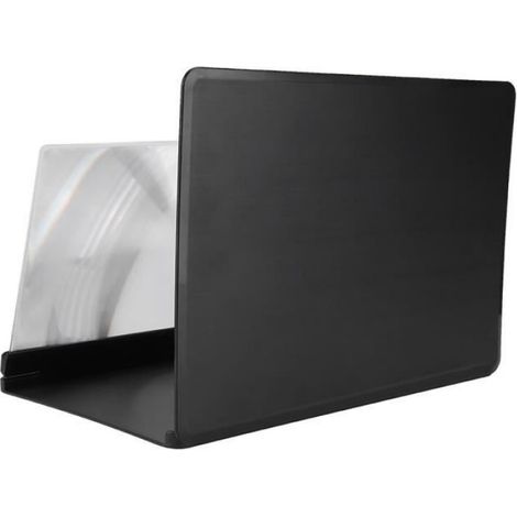1 Loupe d'écran 12 pouces, HD 4-6x, TPU+ABS, Noir, pour intérieur camping voyage (1/4)