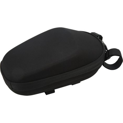 Sacoche avant pour trottinette électrique, coque rigide EVA, sacoche de guidon pour vélo électrique pliable, noire (1/5)