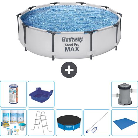 Bestway Bestway Steel Pro MAX Ronde - 305x76 cm - 9-pièces S21655 (1/5)