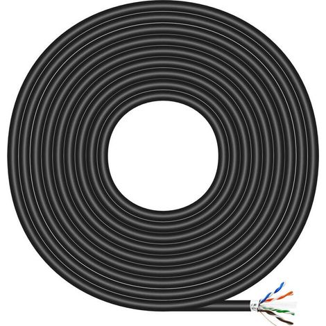 Bobina de Cable RJ45 FTP AWG24 Aisens A135-0674 Cat.6/ 305m/ Negro (1/3)