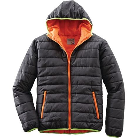 Chaqueta de la colcha de los hombres TERRAX WOINDWARE GR.XXL NEGRO / LIME (1/2)