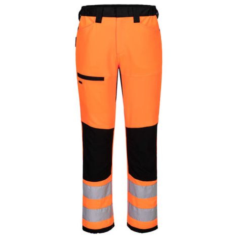 Pantalón de servicio WX2 Eco de alta visibilidad clase 2 PORTWEST CD857 40 Naranja/Negro (1/2)