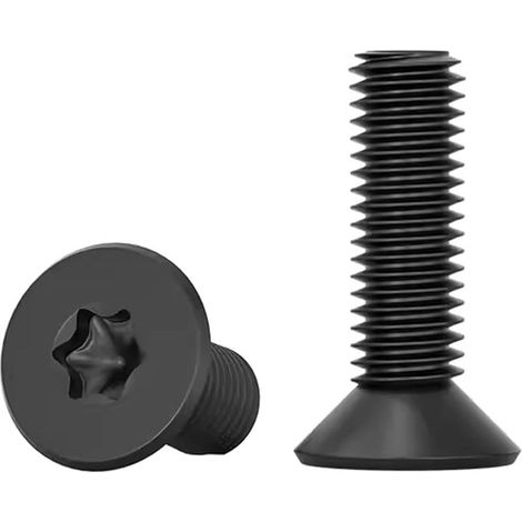 20 Pièces Vis à Tête Fraisée M6 X 20mm Vis Torx Noir En Acier Inoxydable 304 à Métaux Inox Filetage Complet Pour L'équipement De Machine Et Les Meubles à La Maison (1/5)
