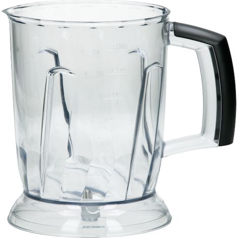 Solo vaso de batidora (1,25 L) para batidora de mano Braun Multiquick 3, 5, 7 - AS00004188
