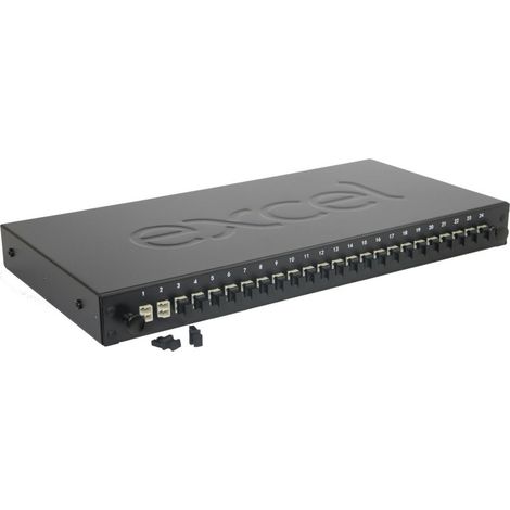 Excel 200-466 24 Way LC 48 Fiber Multimode Fiber Optic Panel