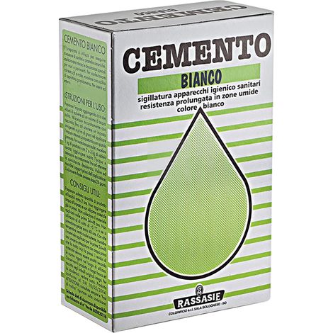 12PZ CEMENTO BIANCO IN POLVERE Kg. 1 - scatola