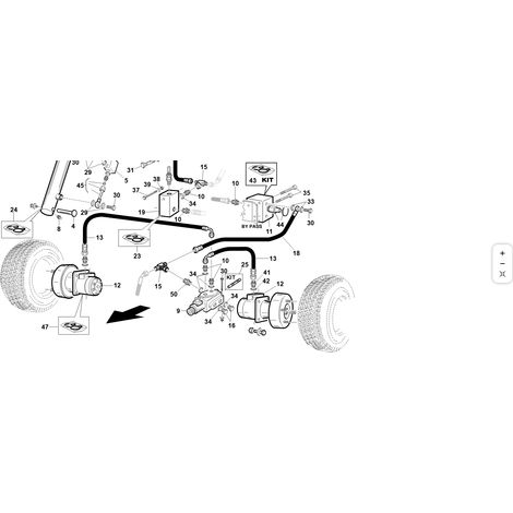 VALVOLA BLOCCAGGIO DIFFERENZIALE Ø1,25mm ORIGINALE KUBOTA GIANNI FERRARI 91001000004
