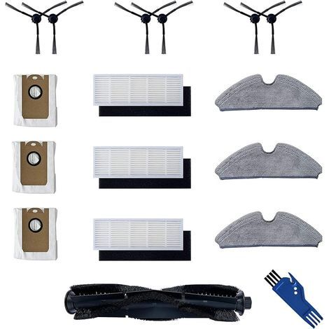 Set da 20 sacchetti di ricambio per robot aspirapolvere Proscenic M7 Pro, Kyvol Cybovac S31, HONITURE Q6, Uoni V980 Plus V980Plus (1/5)