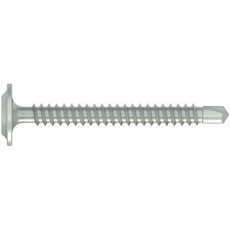 Vis autoforeuse bois sur métal - Tête plate - Acier électrozingué 4.2x65 mm - PH2 - Boite de 250 (1/3)