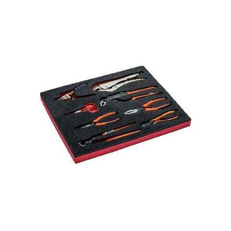 Bahco Fit&Go 2/3 Schaumstoffeinlage Scheren- und Zangensatz - 8-tlg. (1/5)