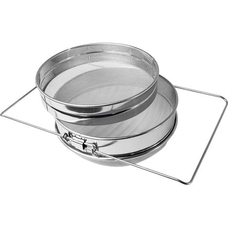 Passoire-filtre à miel à double couche – Matériel apicole en acier inoxydable, outil de filtrage pour extracteur de miel (1/5)