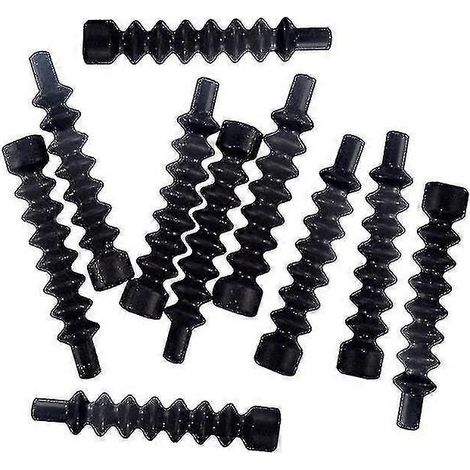 Lot de 10 gaines de protection en caoutchouc pour câbles de freins V-Brake de VTT, résistantes à la poussière.
