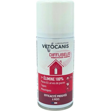 Diffusore insetticida VETOCANIS da 150 ml per l’ambiente del cane, fino a 70 m² (1/5)