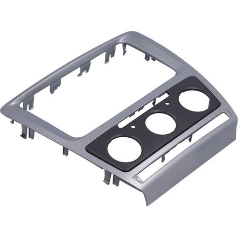 Mascherina, cornice e finiture modificate per autoradio stereo 2DIN per Octavia 2010-2013 (1/5)