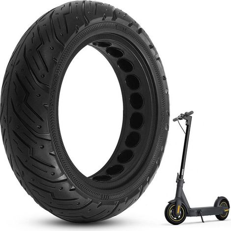 Pneu en caoutchouc de haute intensité de pneu solide de 10 x 2,5 m avec remplacement de trou en nid d'abeille pour Scooter électrique Xiaomi Ninebot Max G30 (1/5)