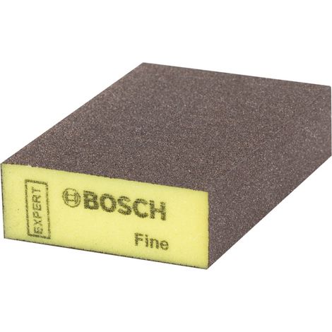 Éponge abrasive pavé Expert 69x97x26mm fin expert pour ponçage en mousse - BOSCH - 2608901170