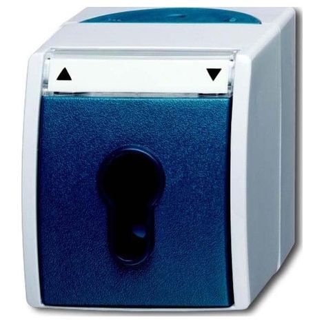 BUSCH-JAEGER 2712SLW-53 INTERRUPTEUR DE JALOUSIE, FEUILLE DE MARQUAGE VERT-BLEU 1101-0-0916