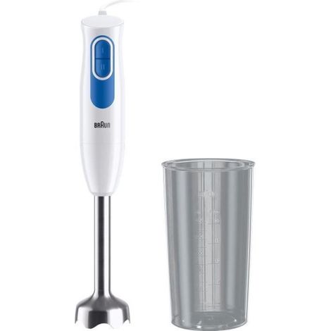 Mixeur Electrique Pied BRAUN MQ20.001M - Moteur 600 W - 2 vitesses - Systeme EasyTwist (1/3)