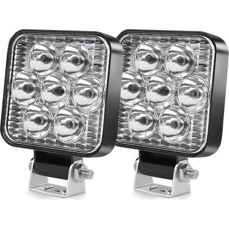 Phare De Travail Led 12v 24v, Mini Phare De Travail Led, Pour ATV UTV SUV, Camions, Motos, Machines Agricoles, Tracteur (1/5)