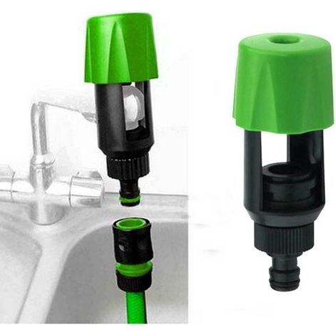 Küchenarmatur Adapter Schlauchkupplung Gartenschlauchanschluss Universell passend 34 mm breit Grün (1/5)