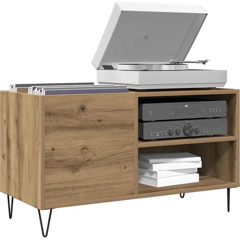Plattenschrank Artisan-Eiche 84,5x38x48 cm Holzwerkstoff