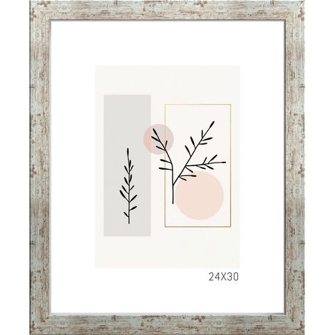 Cadre photo basique en MDF 30x40 cm pin blanchi 1 pc. (1/5)
