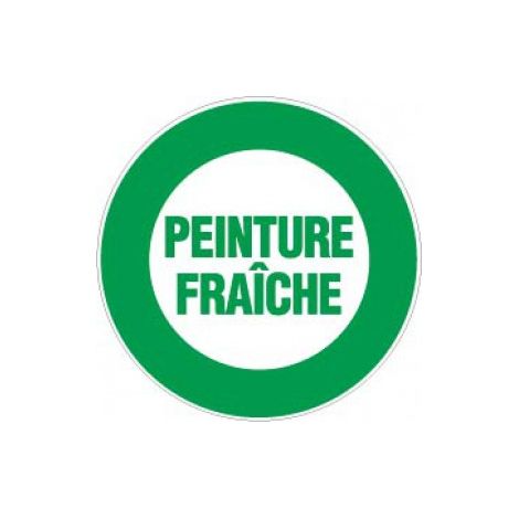 Panneau Peinture fraiche - Rigide Ø180mm - 4040127