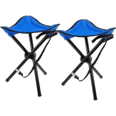 Tragbarer, faltbarer Campinghocker, Dreibeinsitz, faltbarer Campingstuhl