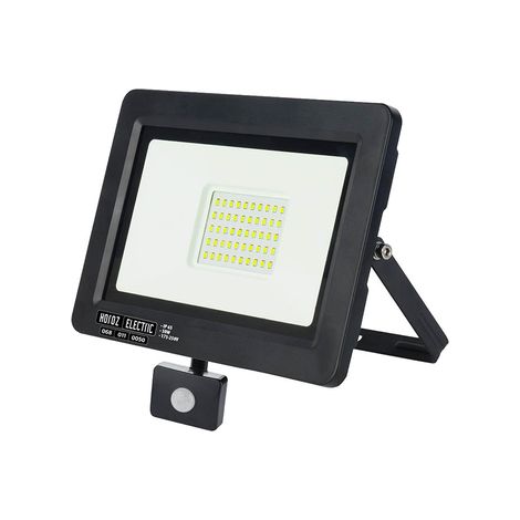 Projecteur LED 50W 4000Lm avec détecteur PIR IP65 (1/3)