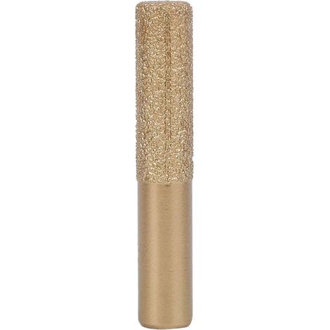 Diamant-Fräser mit goldgelötetem, geradem Schaft für Quarzstein und Marmor, Fugenmesser, 12,7 x 13,5 x 75 mm