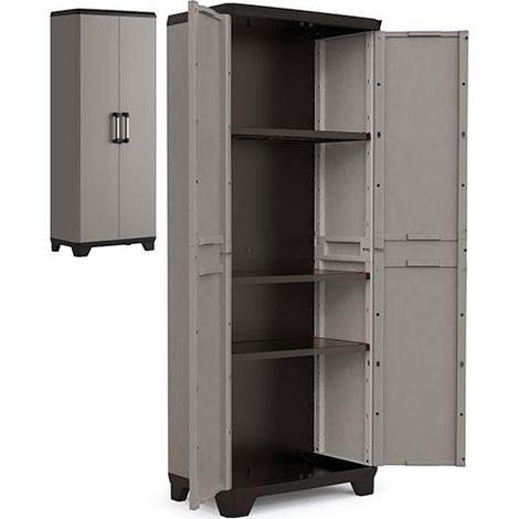 ARMADIO RESINA "MAURER" LINEAR RIPIANI L68 P39 H173CM