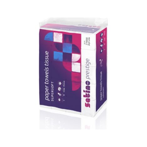 Toallas de papel WEPA plegables en forma de W LPCB2120, 120 hojas, 20,6 x 32, celulosa, (25 unidades) (1/2)