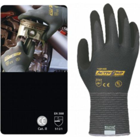FPLUS guante nitrilo microporoso t/9 l , Guante Towa - 581 ACTIVGRIP ADVANCE
Inicio Guantes de trabajo Guante Towa - 581 ACTIVGRIP ADVANCE
Guante sin costuras de nylon® recubierto