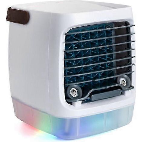Climatiseur portable 2.0, rafraîchisseur d'air par évaporation, ventilateur, petit climatiseur portable avec 3 modes de refroidissement (1/5)