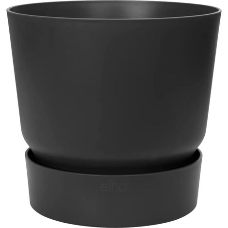 VASO GREENVILLE ROUND 18CM LIVING BLACK (1/3)