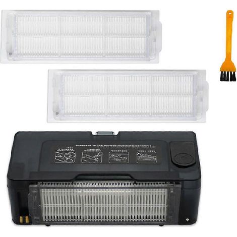 Réservoir d'eau 2 en 1 compatible avec les aspirateurs robots Xiaomi Mijia 2S, 3C, VIOMI V2, V3, XMSTJQR2S, B106CN et STYTJ02YM. Accessoires pour filtres (1/5)