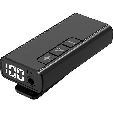 Récepteur Bluetooth 5.1 mini adaptateur audio sans fil portable avec sortie stéréo Bluetooth, compatible avec les casques et les haut-parleurs (1/5)