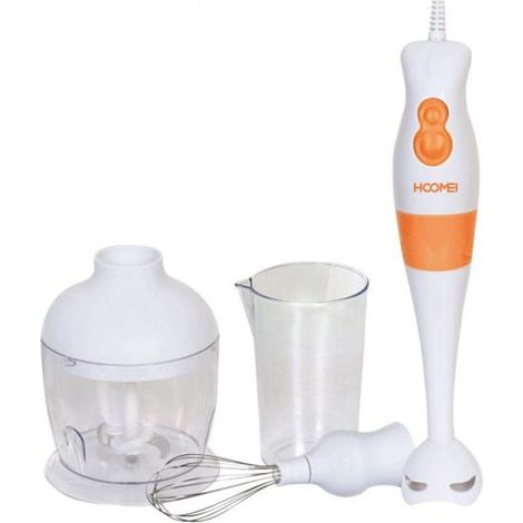 TrAdE Shop Traesio - 3in1 Mixer Ad Immersione Kit 2 Velocita' 250watt 65mm Frutta Verdura Cucina Casa - (1/2)