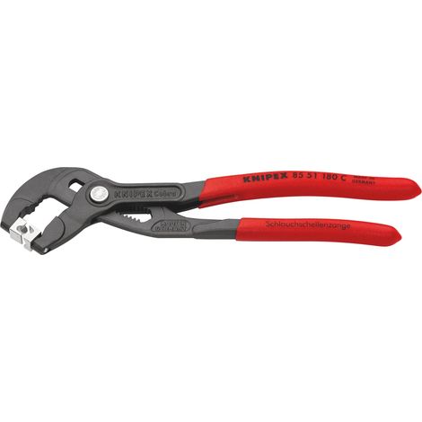 Draper 25941 KNIPEX 85 51 180 C SB Hose Clamp Pliers, 180mm (self-service card/blister)