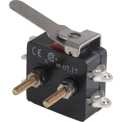 Microrupteur RS PRO Levier, Bipolaire, 10 A, A souder 250V c.a. ( Prix pour 1 ) (1/2)