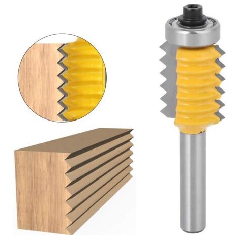 QORVA-1 Pcs Finger Joint Router Bit Shank Cutter Tool Individual Fingers Cutters Woodworking Chisel Cutting Equipment With 8Mm/0.3In Shank Diamètre(8 24) (1/5)