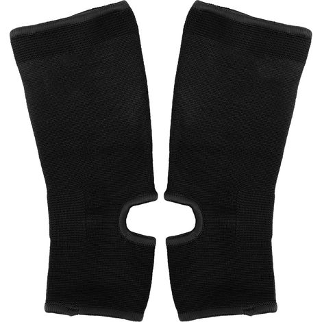 1 Paire de Protections de Cheville Sportives pour Boxe, Muay Thai, Karaté et Taekwondo - Noir (1/5)