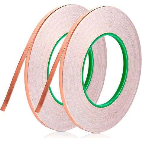 Stück Kupferabschirmband 1/4 Zoll x 164 Fuß, Kupferfolienband